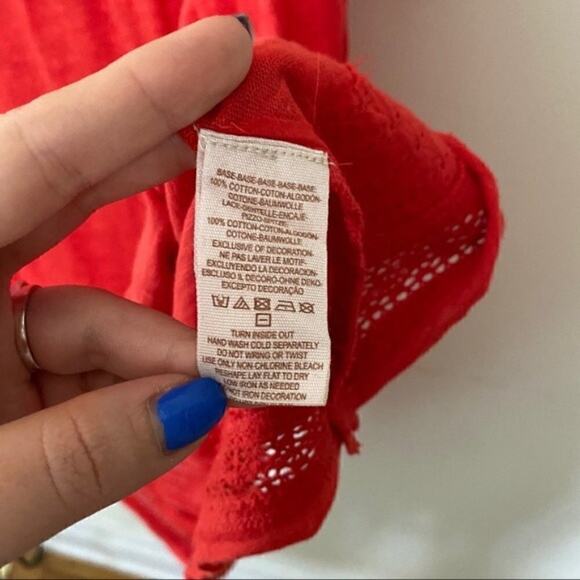 Free People Fast Times Cold Shoulder Top sz XS - Picture 5 of 8